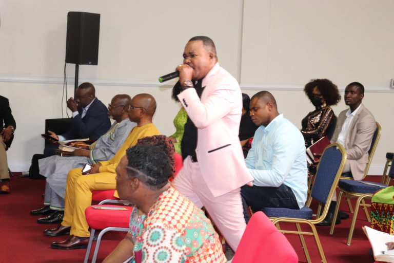 Pastor Gideon Israel ministering